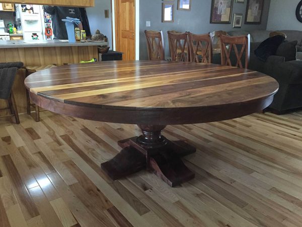 Walnut Wood Dining Room Farmhouse Tables